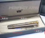 Perfect Replica New Mont blanc Heritage Collection 1912 Gold Clip Steel Fountain Pen